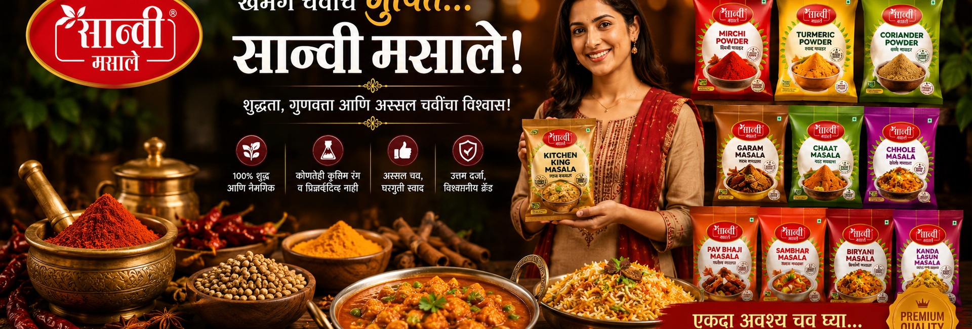 Sanvi Masale - Authentic Indian Spices